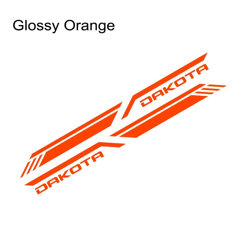 Pickup Bed Side Sticker For Dodge Dakota SLT SXT 5.9 R/T Sport Car Stripes Style Decor Decal Truck Vinyl Cover Auto Accessories