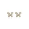 Iceball Butterfly Pave Earring