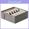 Underwear Organizer Box With Dividers For Bedroom Closet Storage And Drawer Use