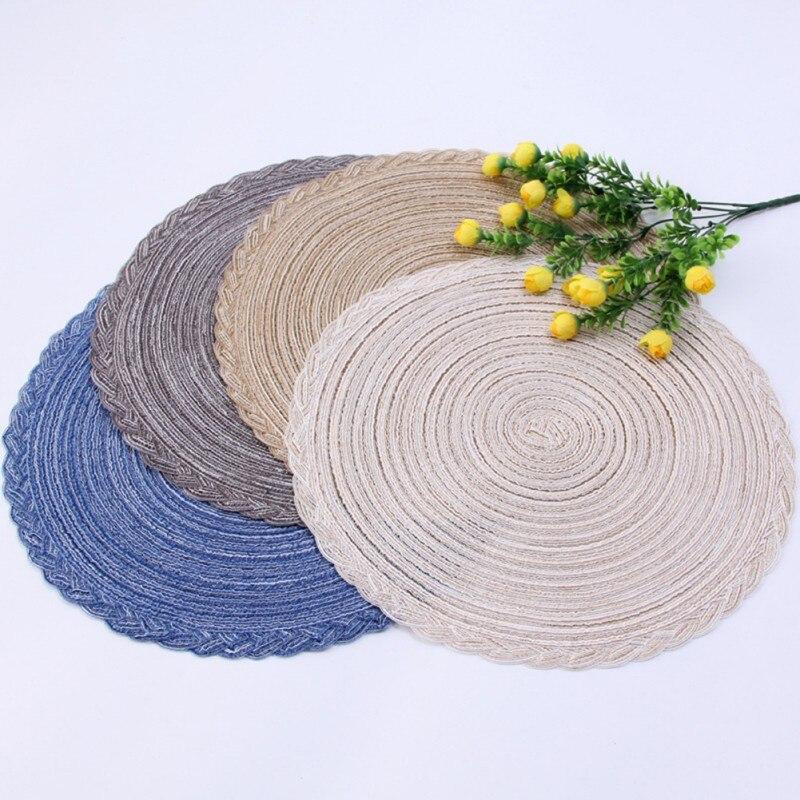 Placemats For Dining Table Cotton Pp Braided Round Heat Resistant 15 Mats Indoor Or Outdoor Use At Affordable S Free Real Reviews With Photos Joom Placemats For Dining Table Cotton, Round Braided Cotton Placemats