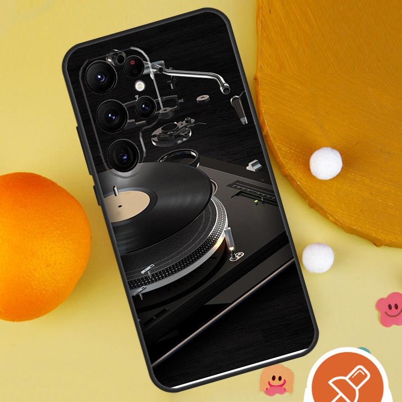 Vinyl DJ Record Art Phone Case For Samsung Galaxy S25 Ultra S24 S22 S21 Ultra S9 S10 S20 Plus S23 FE Funda Cover