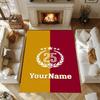 Galatasaray 77 Personalized Text Carpet Suitable for Foyer Living Rooms Study room Outdoor Anti-slip Rug Anime Office Decor