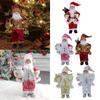 Santa Claus Doll Statue Christmas Standing Holiday Figurine Collection Xmas Tree
