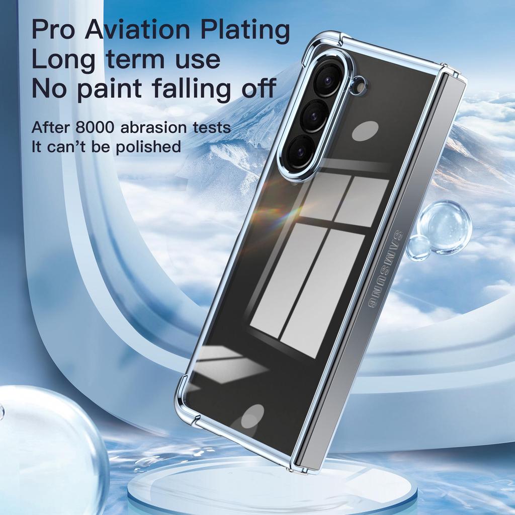 Samsung Galaxy Z Fold7 Protective Case: Four-Corner Anti-Fall Soft Shell Compatible with Z Fold6/5
