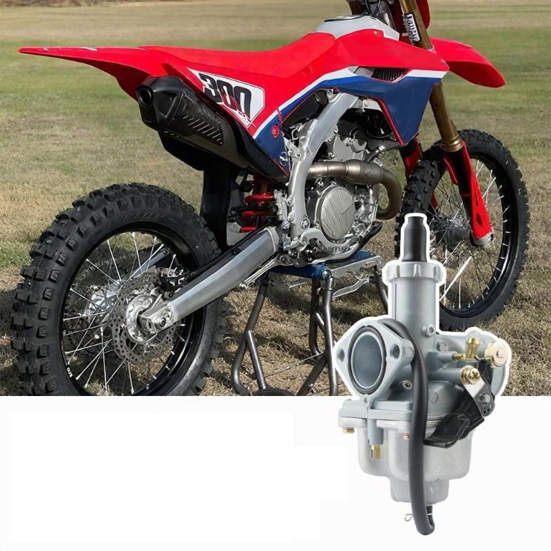 Manual Choke PZ26 Carburetor Replacement for CRF100F CB125S XL125S, Metal 26mm Carburetor for Garage Repair