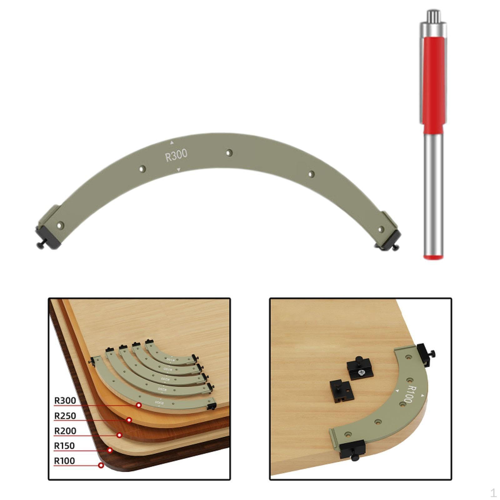 

Шаблоны угловых радиусов для деревообработки, фрезерный кондуктор, гардероб R300