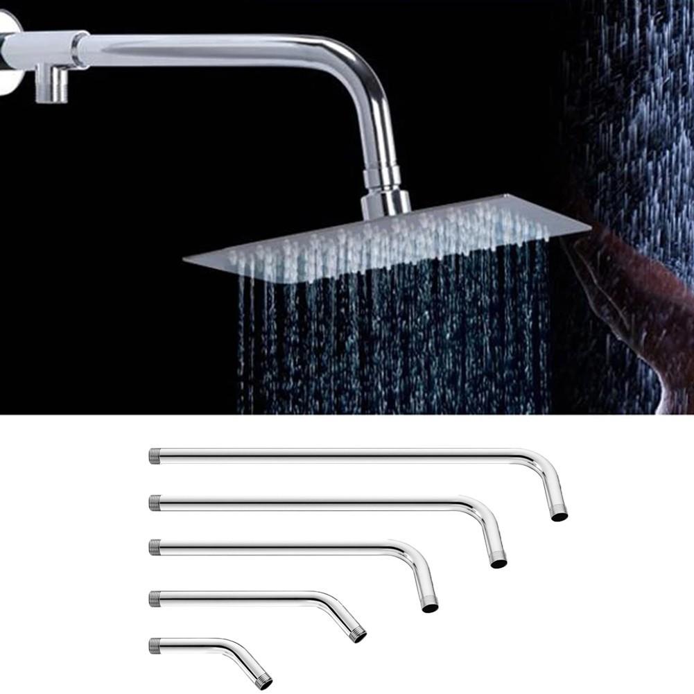 Shower Head Extension Pipe Tube Extender 15-35cm G1/2\"