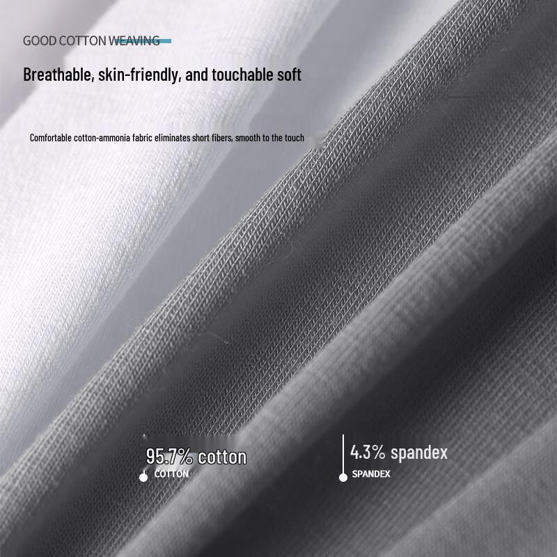 LANSANA Men's 7A Antibacterial Sports Boxer Briefs (3-Pack)