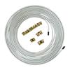 Kit Linea Freno Auto da 25 Piedi 3/16 Pollici Raccordi Linee Freno Kit di Riparazione Linee Freno Per la Maggior Parte dei Veicoli Auto SUV Camion Parti Freni