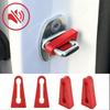 4Pcs Wear-resistant Car Door Lock Shock Absorber Pads Silent Damping Buffer Anti-collision Seal Auto Modification Parts
