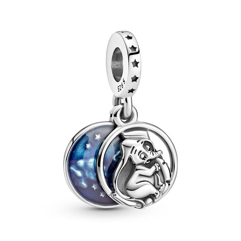 New In Co-Ed Copper Charms Bead Mickey Winnie The Pooh Stitch Cartoon Design For Ladies Bracelet DIY Craft Fine Jewelry Piece