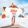 Quick-Drying Beach Towel Popular Palm Leaf Beach Towel Digital Printing Process Bath Towel