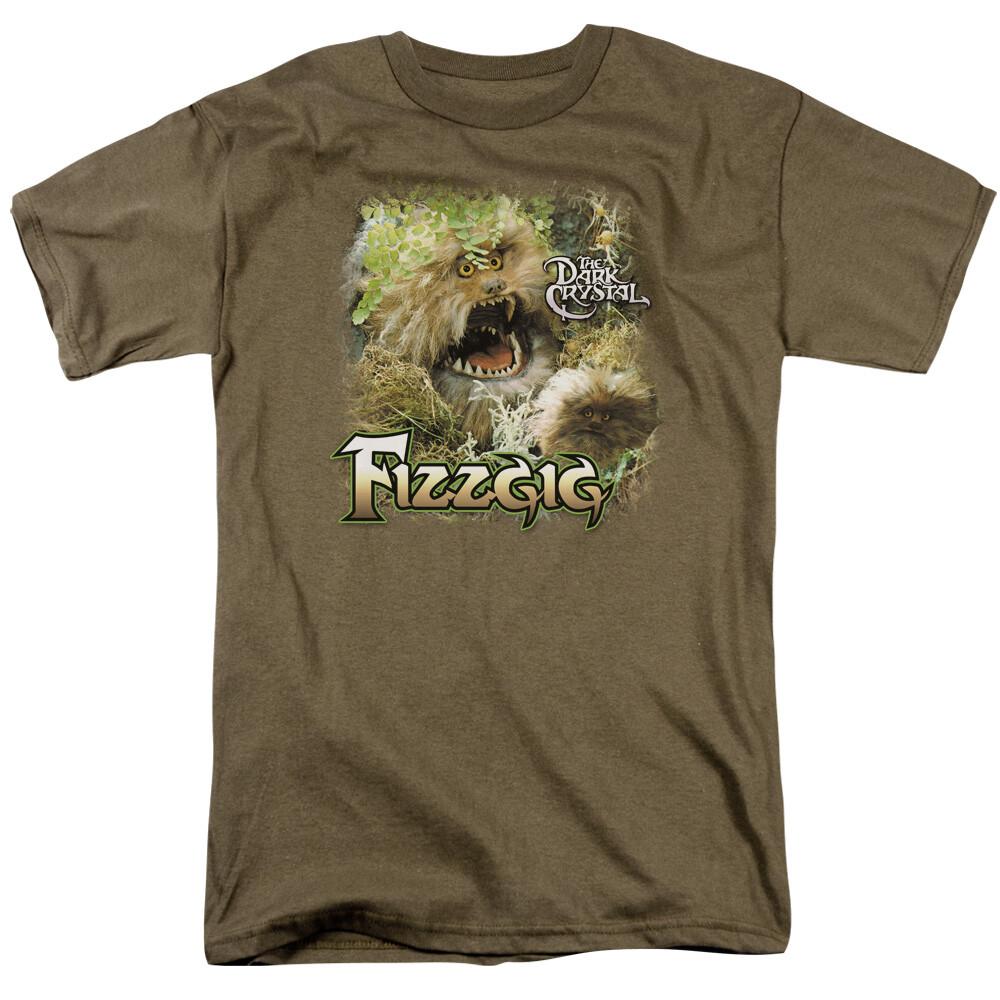 The Dark Crystal Fizzgig T Shirt Mens Licensed 80s Classic Movie Safari Green M