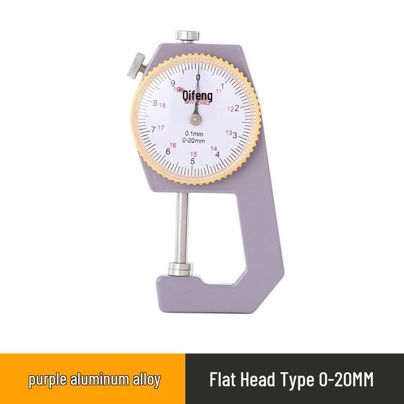 High-Precision 0.001 Micrometer Digital Thickness Gauge with Flat and Curved Tips