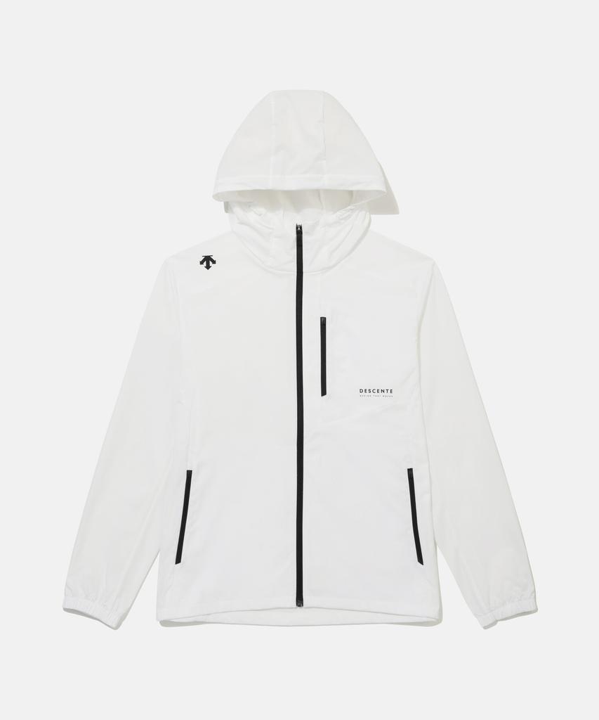 Descente Hooded Windbreaker Jacket White Sr323Uwb71 (B Type)