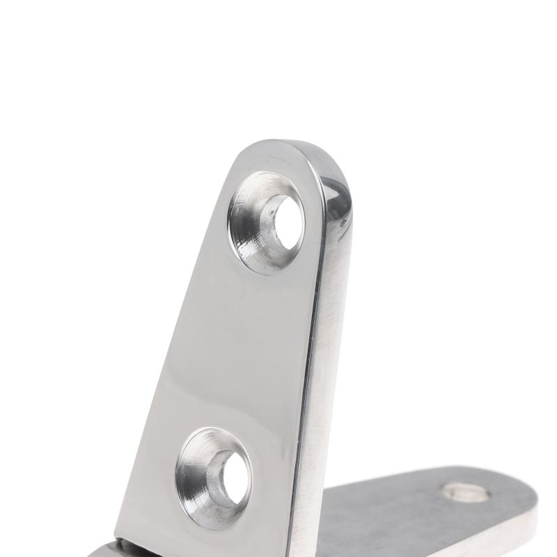 1 Pezzo Acciaio Inossidabile Marino 316 102*26*4mm Robusta Cerniera a Strap para Porta di Barca Fusa 4 Fori Lucidatura a Specchio Ferramenta per Barca