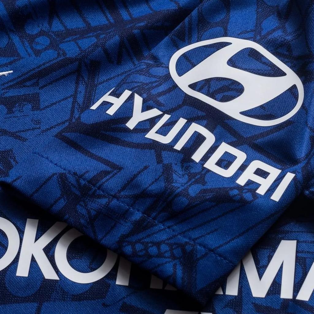 Nike Stadium Chelsea Home Match Football Jersey With Letter Pattern Short Sleeve T-Shirt Men Tops Blue AJ5529-495