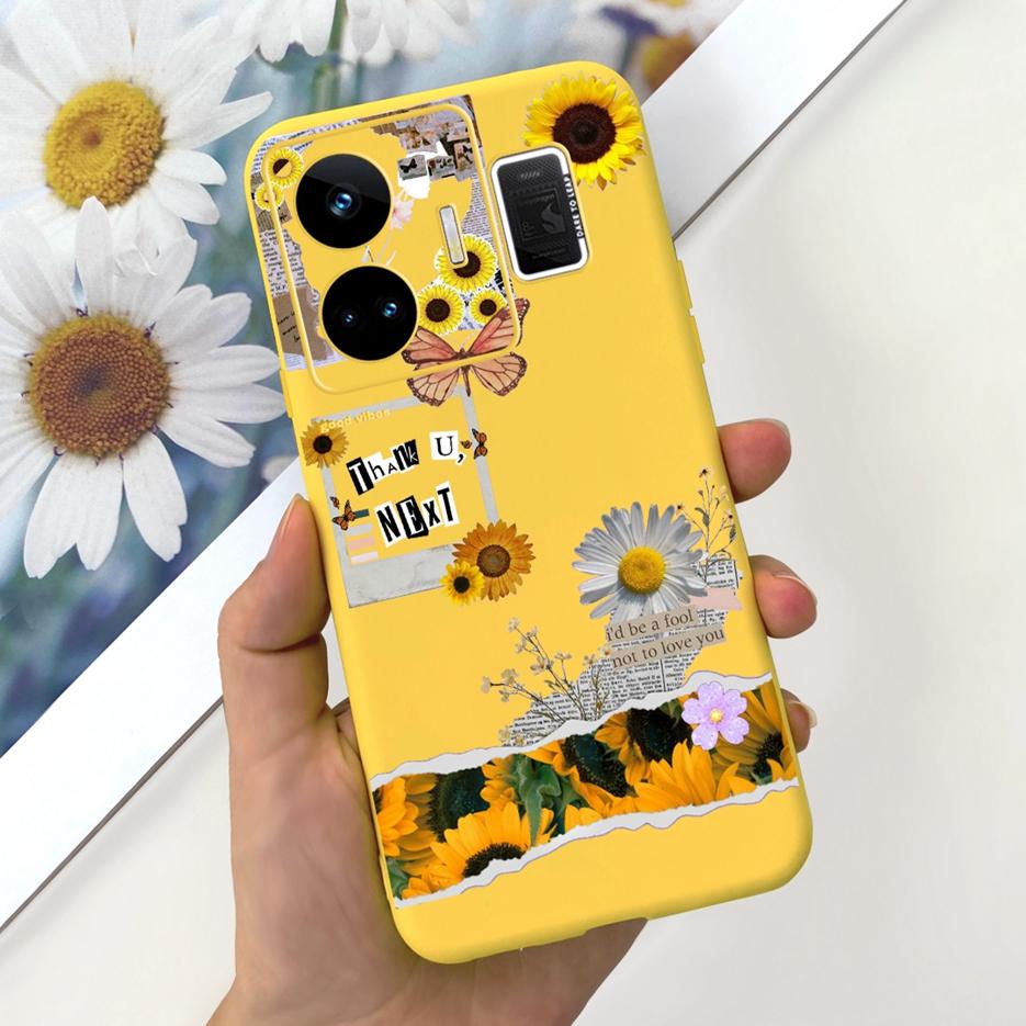 For Realme GT Neo 5 Case RMX3706 Stylish Art Painted Back Cover Soft TPU Phone Case For Realme GT Neo5 240W Fundas 6.74'' Bumper