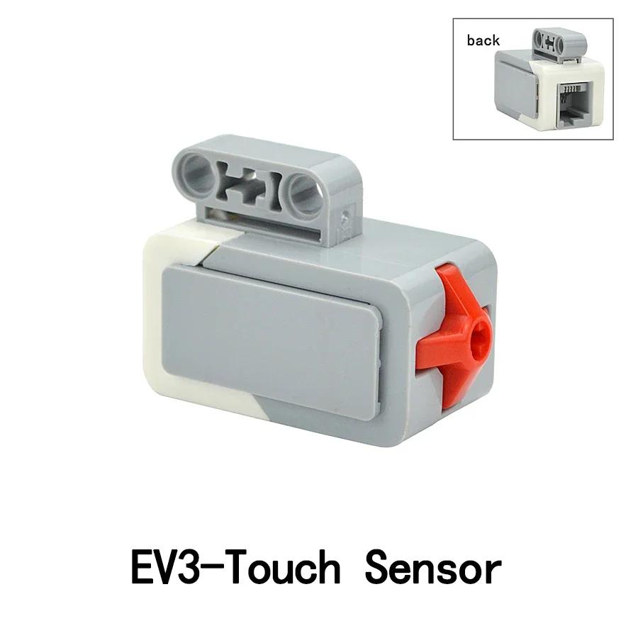 Великі середні сервомотори Будівельні блоки Високотехнологічна серія Power Functions Для 45544 EV3 Кольоровий датчик Сенсор дотику Ультразвуковий датчик