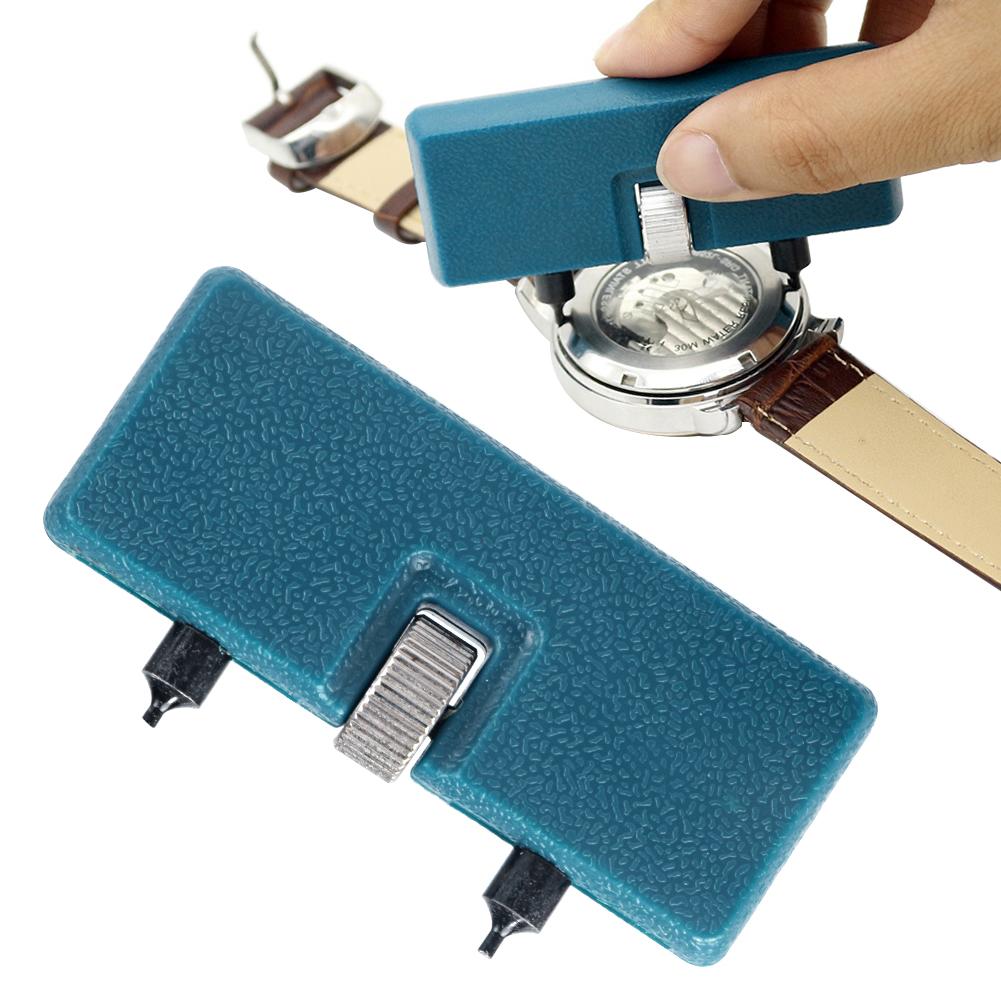 

Battery Back Wrench Adjustable Blue Screw Opener Cover Change Replace Closer Press Repair Remover Watchmaker Professional Case Watch Tool Rectangle