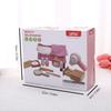 Wooden Dressing, Playing House, Simulation Cosmetics, Toy Set, Hair Dryer, Comb, Lipstick, Girl