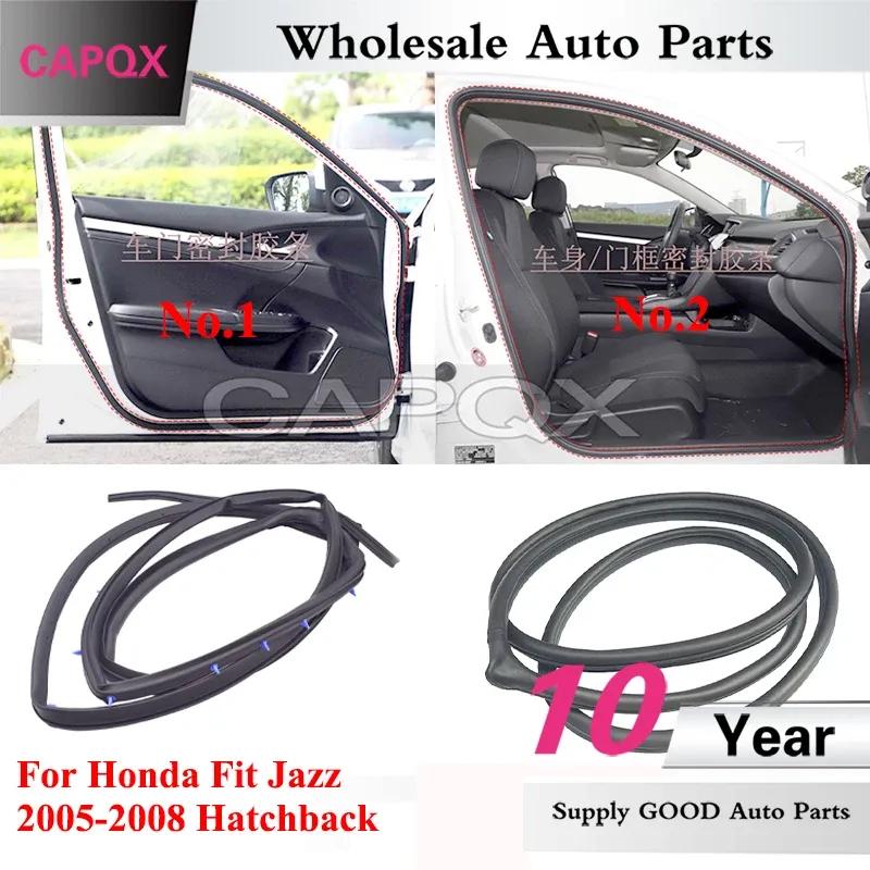 CAPQX For Honda Fit Jazz 2005 2006 2007 2008 Hatchback Car Door Sealing Strip Door Frame Sealing Strip Waterproof Sealing Strip No.1 front left