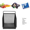 3PCS Adhesive Hooks Hanging Wire Basket 13.2x10x15cm Black Small Wire Storage Basket Open White Wall Mount Storage Basket