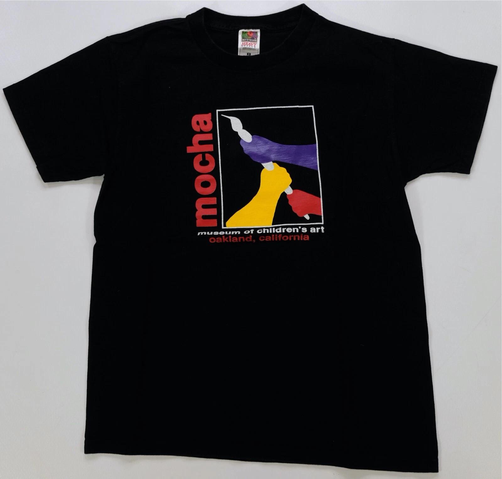 Rare Vintage Mocha Museum of Children’s Art Oakland California T Shirt 90s SZ M XL