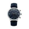Madison New York Navy Navy Calfskin Silver Seventh Avenue Men's Watch, Waterproof, Quartz, Dial, Strap, Case, MA011013-2,