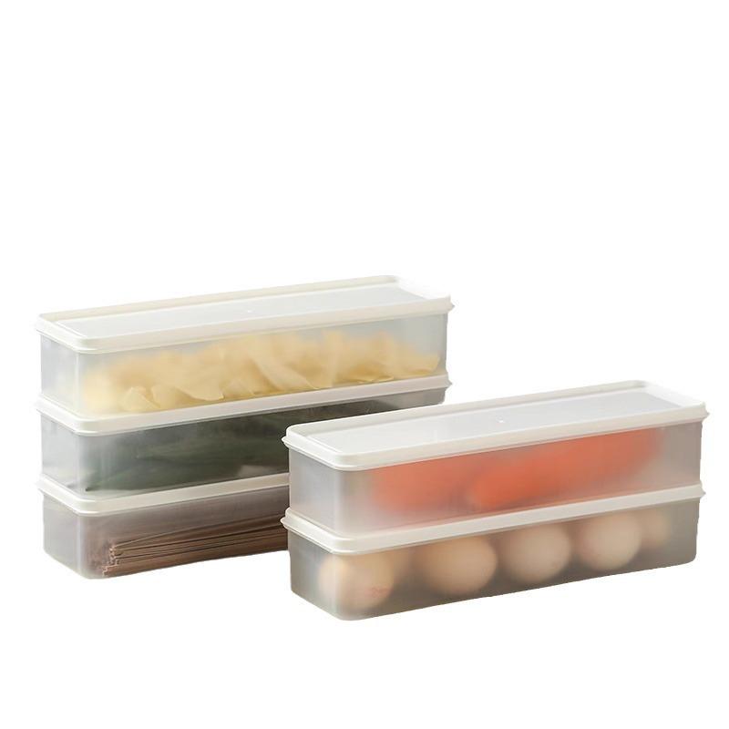Cilantro Scallion Fresh-Keeping Storage Box for Refrigerator - Thickened, Sealed for Noodles, Eggs, and Pre-prepared Dishes