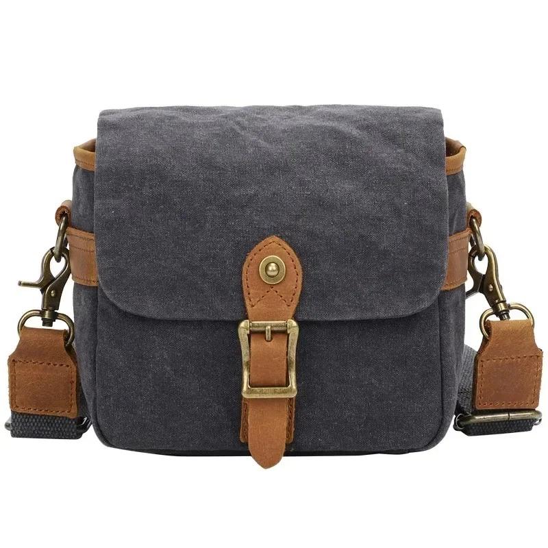 Professional Dslr Camera Messenger Bag Waterproof Crossbody Shoulder Bag For Canon Nikon Sony With Padded Compartment