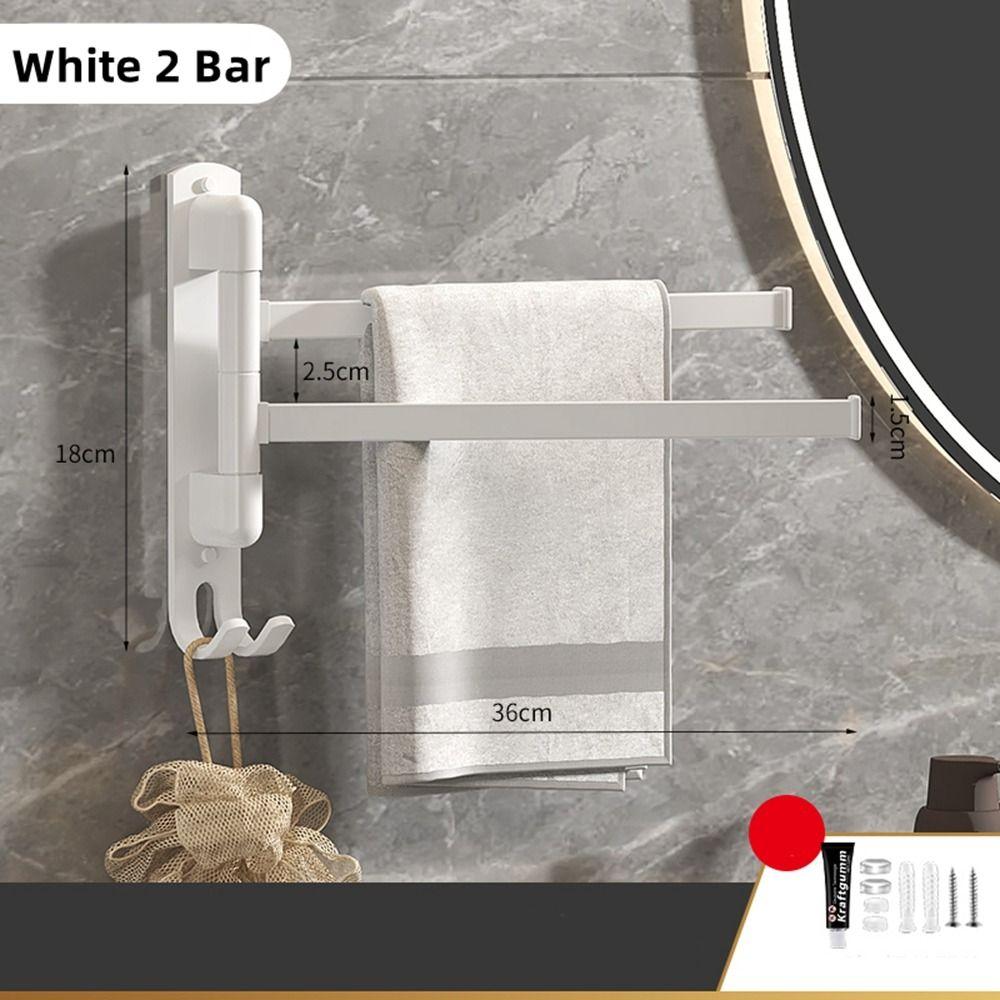 Steel Folding Kitchen Shelf With Hook Wall Mounted Towel Bars Hanger Towel Rack Towel Holder