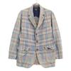 RRL Multicolor Cotton Madras Check Sport Coat Coat M Blue Multicolor CheckUsed