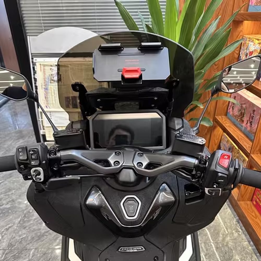 DOMOPAY Motorcycle GPS Smartphone Navigation Mount Bracket Adapter for TMAX 530 TMAX, T-MAX 560, TMAX530, 650, (2023, 2024, 2025)