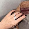Women's Trendy Diamond Inlaid Open Ring: High-End Design for a Fashion-Forward Look