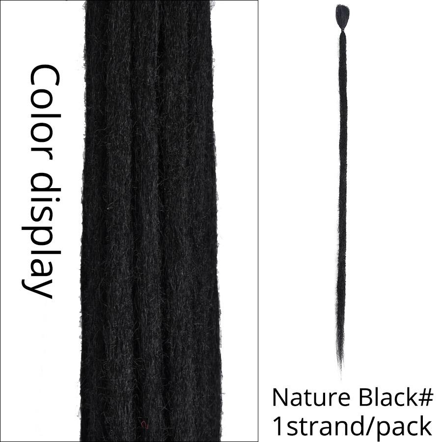 100 % handgefertigte Dreadlocks-Erweiterungen, modisches Reggae-Haar, 50,8 cm, weich gehäkelte Dreadlock-Zöpfe, Ombre-Farbe, 5 Stück/Lot