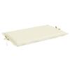 vidaXL Sun Lounger Cushion Cream 186x58x4 Cm Oxford Fabric