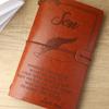 Journal Notebook Loose-Leaf Refillable Faux Leather Cover with Elastic Strap