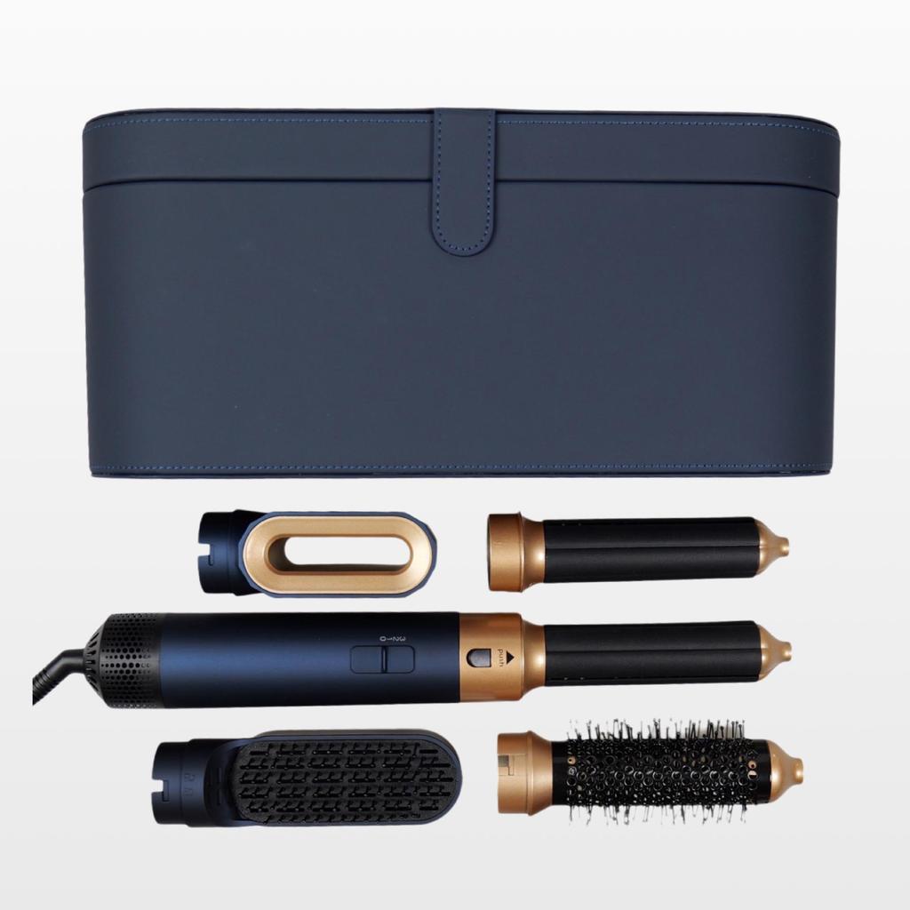 European and American Standard 5-in-1 Hair Styling Tool: High-Speed Dryer & Automatic Curler.