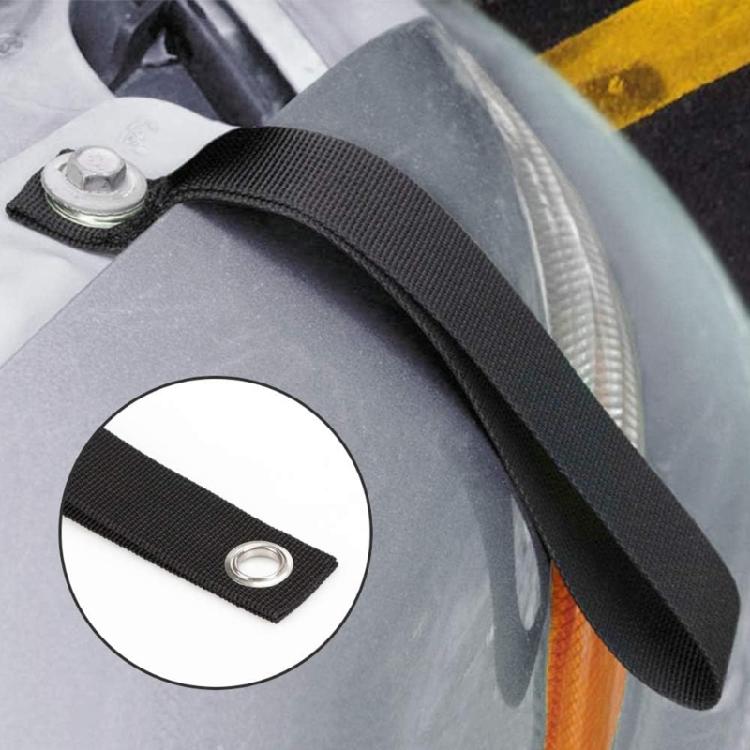 2Pcs Hoods Rings Strap Tie Down Anchors Point Kayak Anchors Strap Replacement Canoes Transport Fixed Strap Car Tie Downs