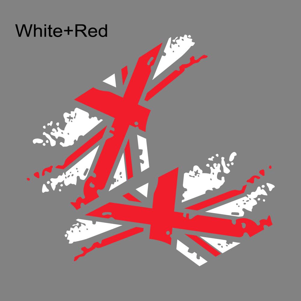 2pcs Union Jack Car Side Door Sticker Auto Body Stripe Decal Decoration For MINI Cooper JCW Countryman R60 R55 R56 F55 F56 F60