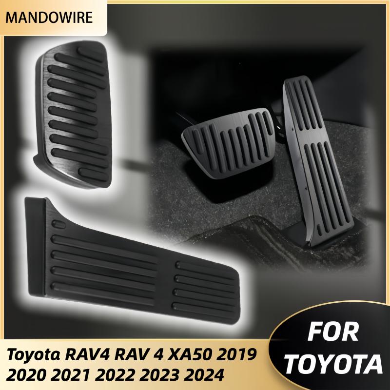 Dla Toyota RAV4 RAV 4 XA50 2019 2020 2021 2022 2023 2024 Pedały Samochodowe Gaz Hamulec Pedał Antypoślizgowy Części Samochodowe