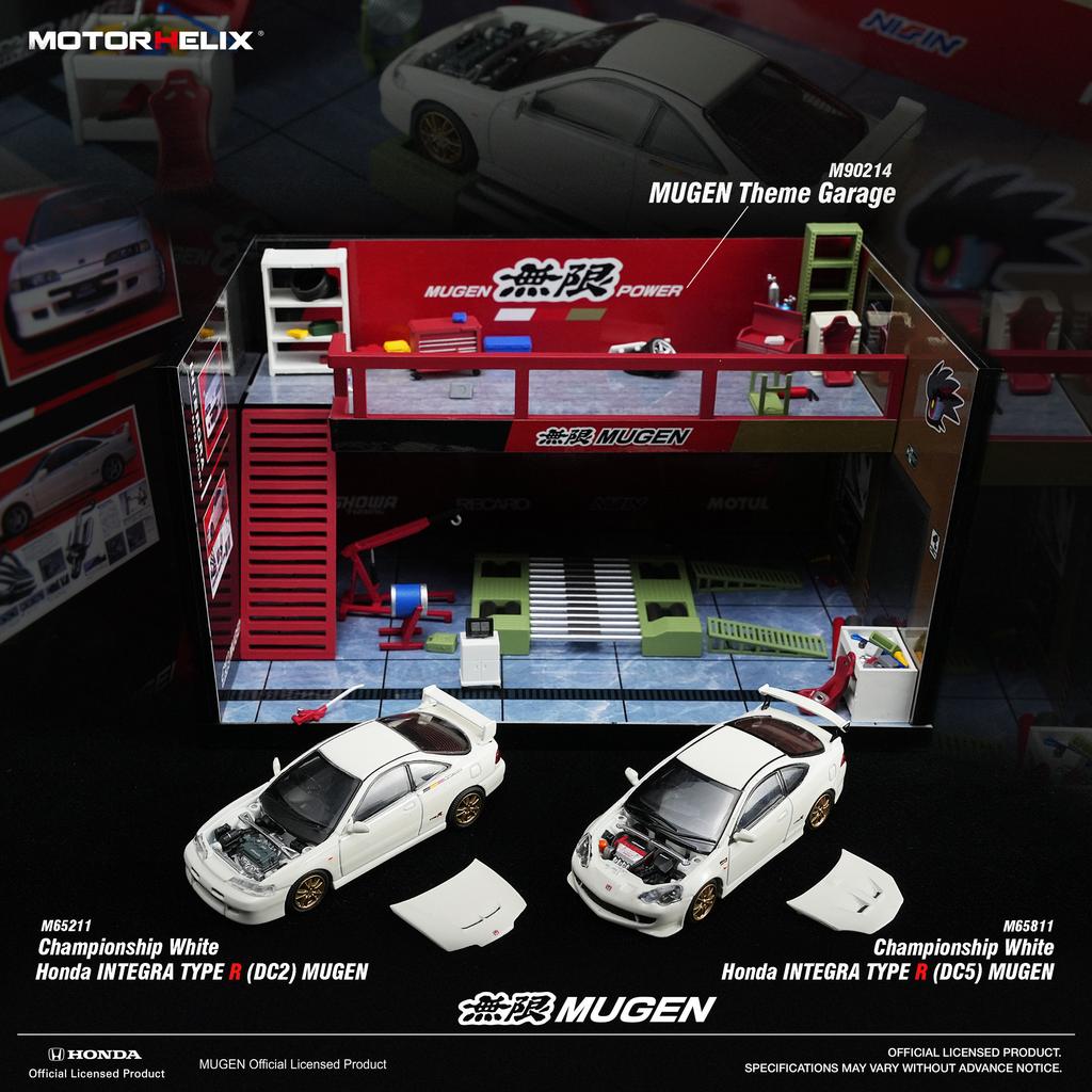 MOTORHELIX MH diecast model 1:64 INTEGRA TYPE DC2 DC5 MUGEN Alloy  Static decorative item collection  car model