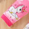 Girls' Long Sleeve Pegasus Cartoon Two-Piece Suit - Spring/Autumn Fashion