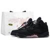 Air Jordan 5 Paris Night 2.0 Mittelhohe Vintage Basketballschuhe Damen Schwarz FD4814-008(Team645-2.0)