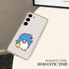 Cute T-TuxedoSam Phone Case For Samsung Galaxy S21 S22 S23 S24 S25ULTRA FE Ultra Plus5G A52S Transparent Cover