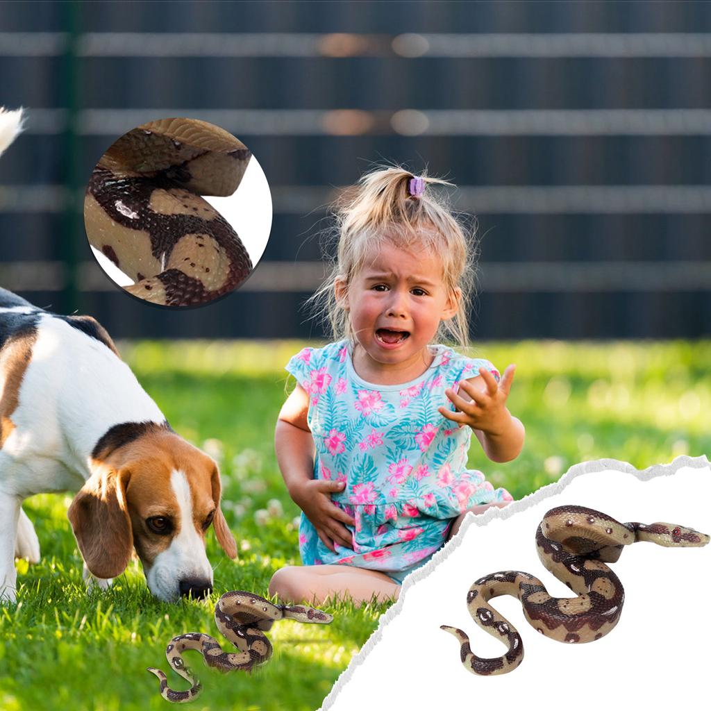 Realistic Figures - Plastic Fun Snake Toys - Simulated Animal Models Learning Educational Toys Party For Girls Kids Toddlers