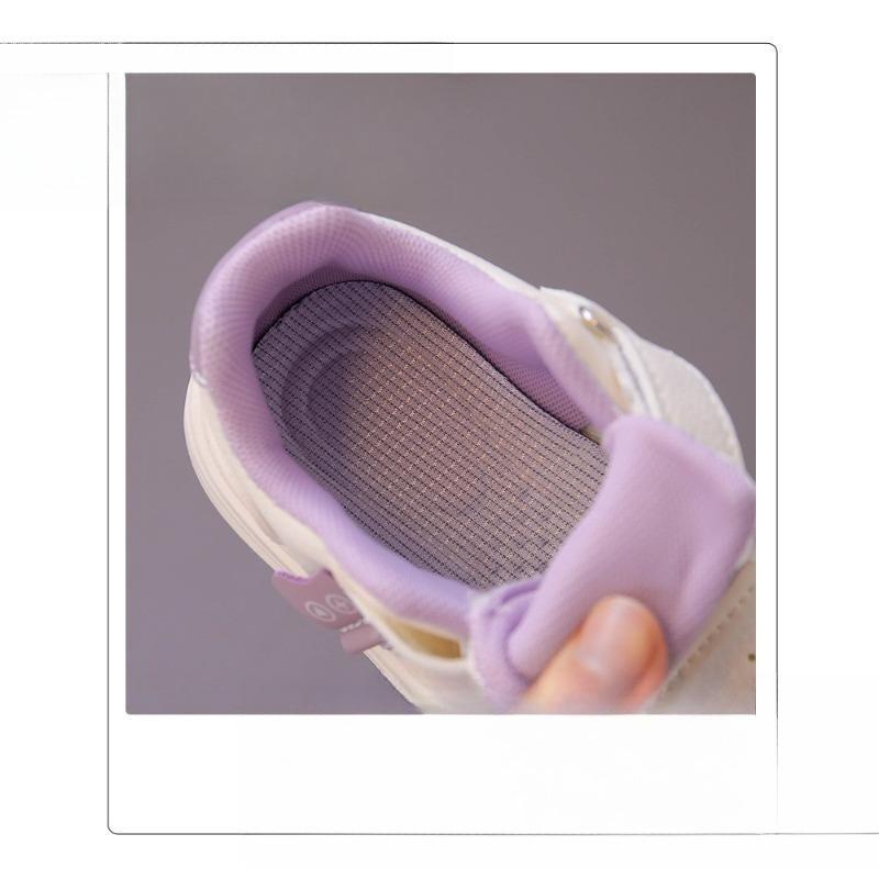 Mädchen Canvas-Schuhe Frühling und Herbst Neu Baby Schule Kleine Weiße Schuhe Jungen Sport Freizeitschuhe Rutschfeste Babyschuhe