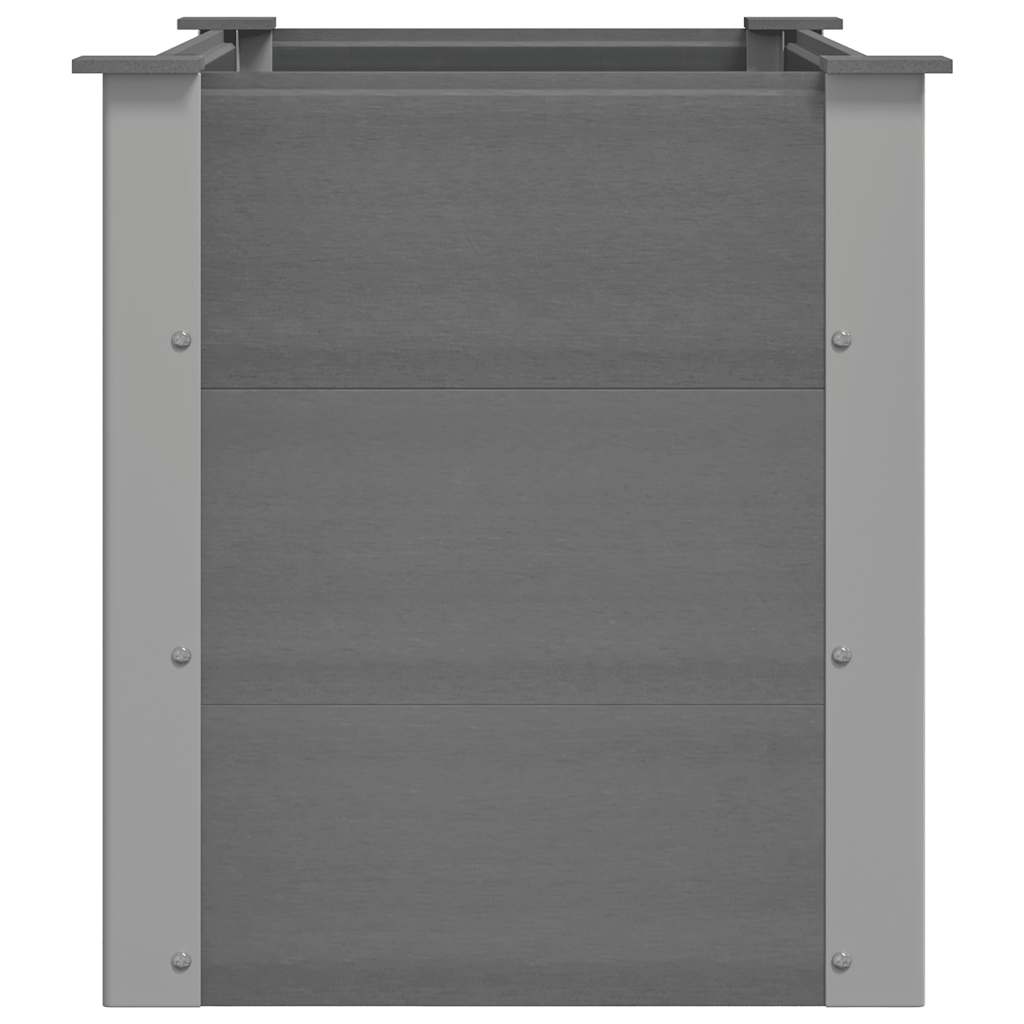 vidaXL Garten-Hochbeet WPC 100 x 50 x 54 cm Grau