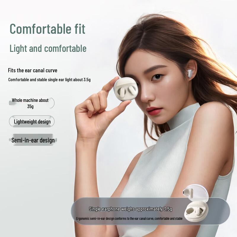 

WOPOW TWS21 Semi-in-ear True Wireless Bluetooth Earphones